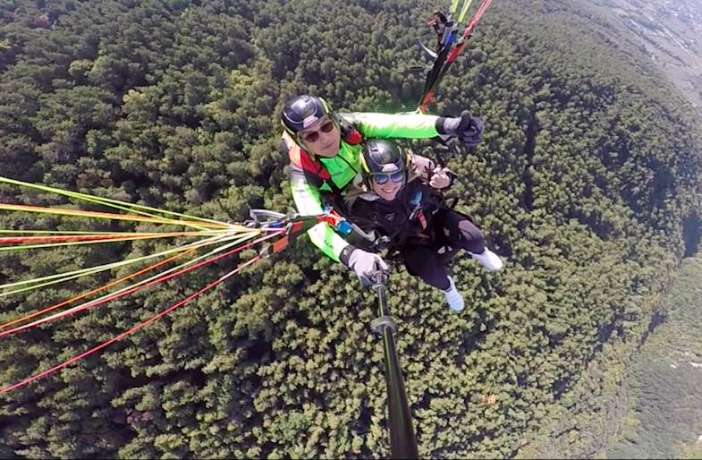 Parapendio Biposto nelle Marche