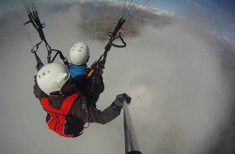 Parapendio nelle Marche