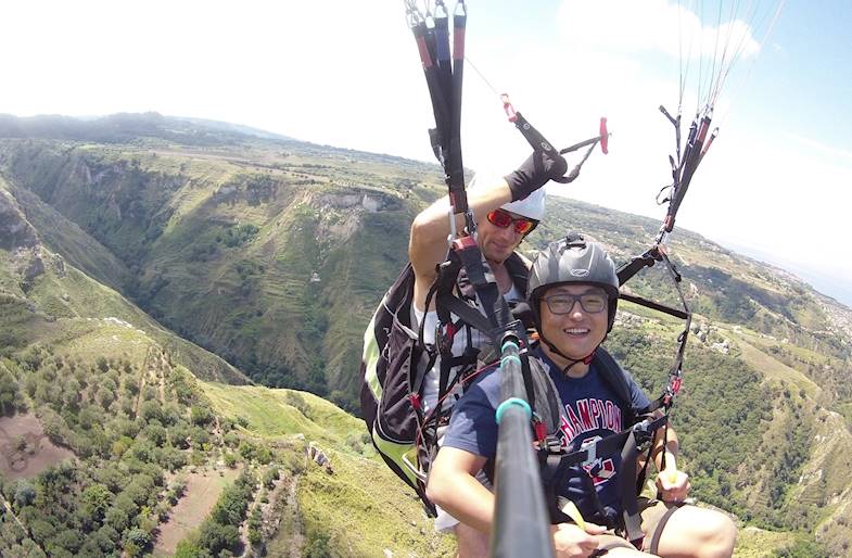 Volo in Parapendio sul Monte Consolino