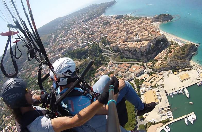 Parapendio Biposto a Tropea