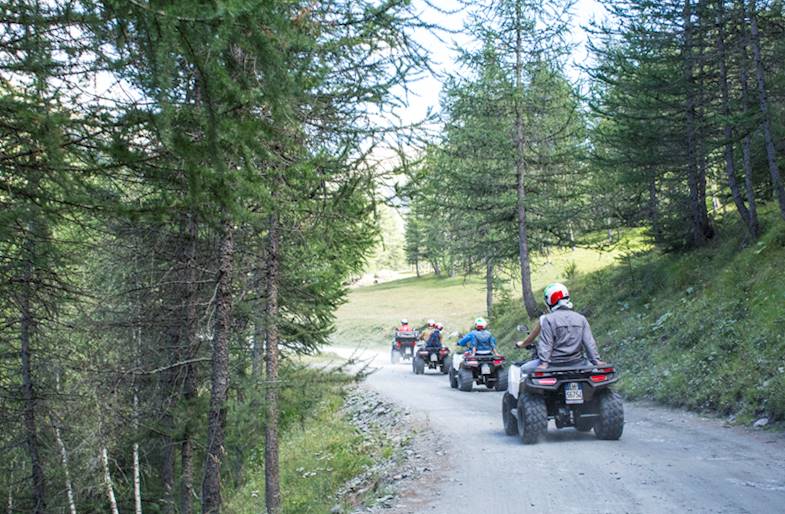 Tour in Quad in Piemonte sulle Alpi