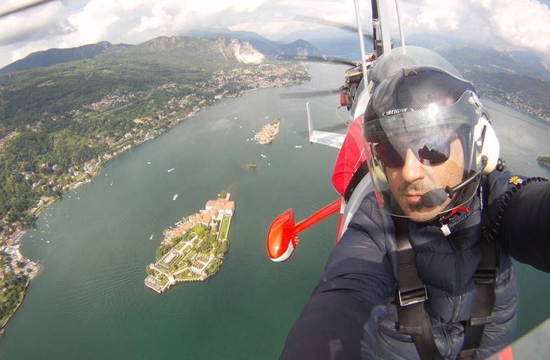 Volo in Autogiro sul Lago di Como
