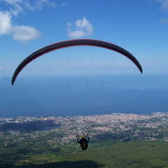 Parapendio Biposto a Caserta da Castel Morrone