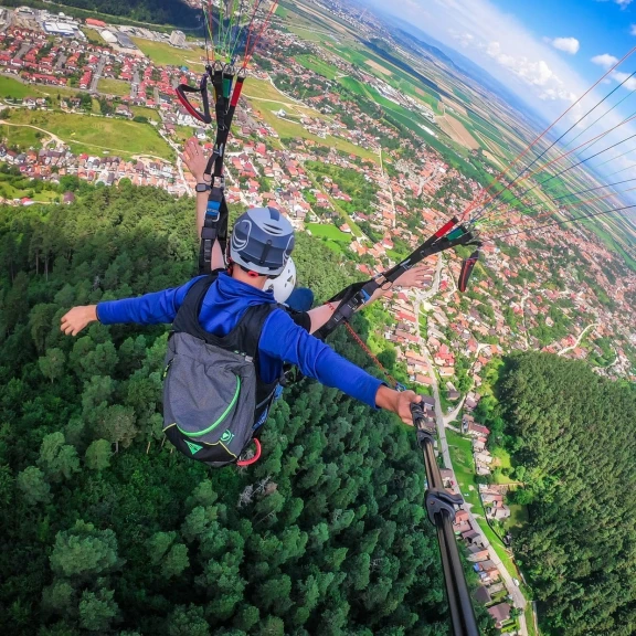 Volo in Parapendio a San Giuliano Terme