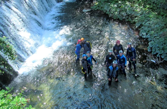 Canyoning nella Forra di Pale