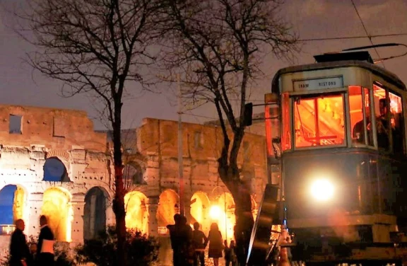 Cena su Tram Jazz a Roma