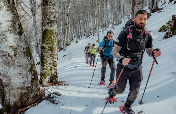 Ciaspolata nel Parco Nazionale del Pollino