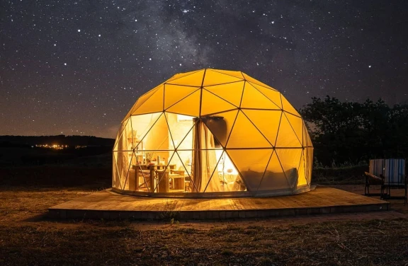 Dormire in una Bubble Room nella Maremma Toscana