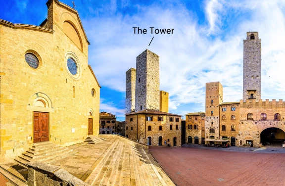 Dormire in una Torre in Toscana a San Gimignano