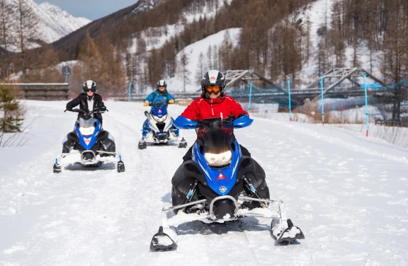 Escursione in Motoslitta a Pragelato