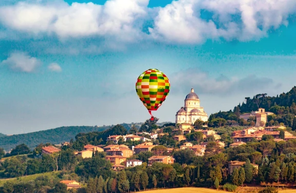 Giro in Mongolfiera a Todi in Umbria