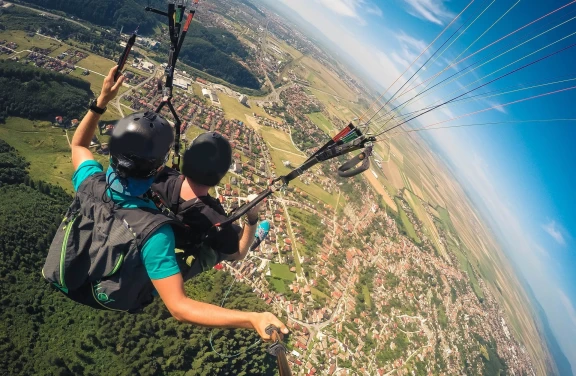 Parapendio Biposto a Roma da Tivoli