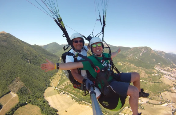 Parapendio Biposto sul Monte Gemmo