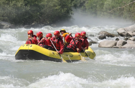 Rafting in Val di Sole sul fiume Noce