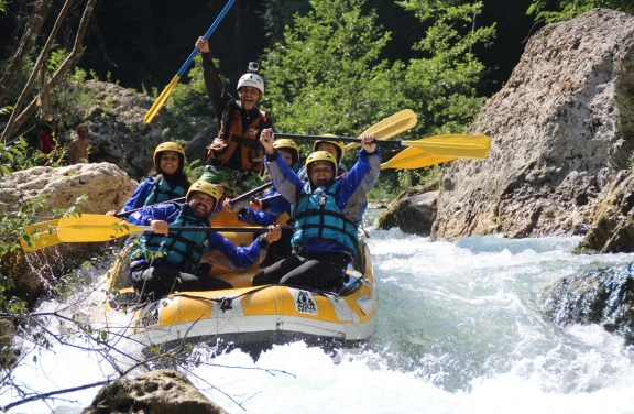 Rafting sul fiume Lao nel Monte Pollino