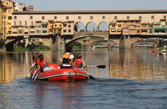 Rafting sull'Arno a Firenze