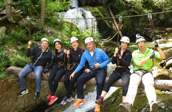 Tarzaning in Trentino al Passo del Tonale