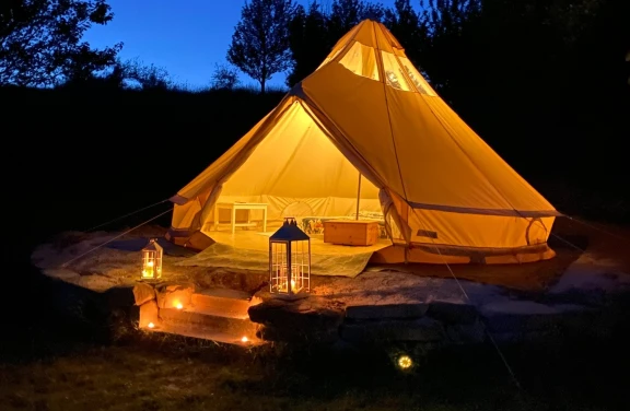 Tenda Glamping nel Parco dei Monti Sibillini