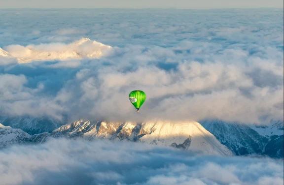 Traversata delle Alpi in Mongolfiera