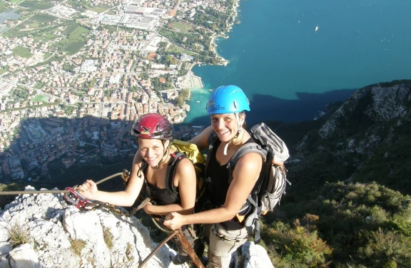 Via Ferrata Marangoni a Mori sul Monte Albano