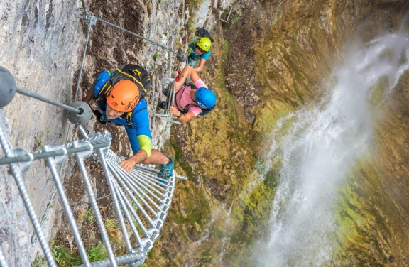 Via Ferrata Signora delle Acque a Ballino