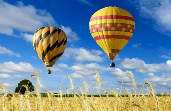 Volo di Coppia in Mongolfiera a Civita di Bagnoregio