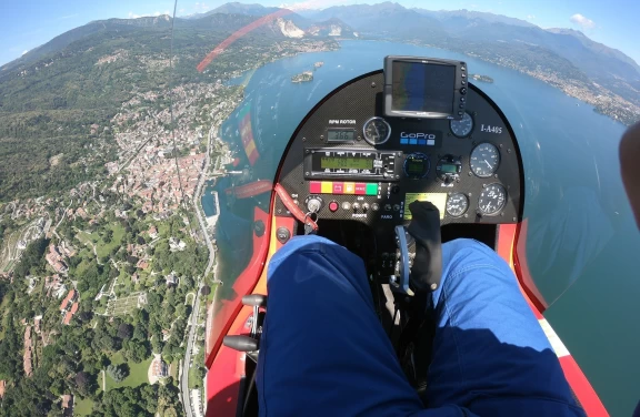 Volo in Autogiro sul Lago Maggiore