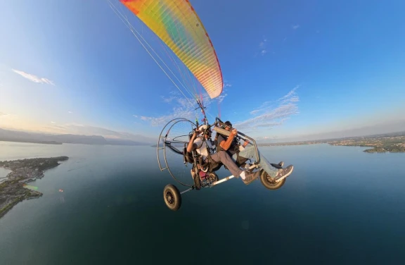 Volo in Paramotore biposto sul Lago di Garda