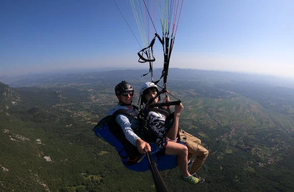 Volo in Parapendio a Gorizia dal Monte Sabotino