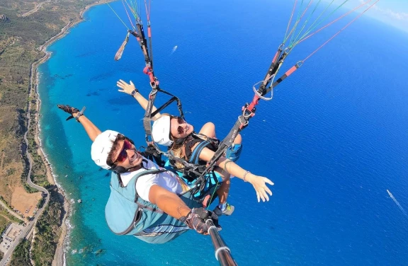 Volo in Parapendio a Taormina e Letojanni