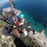 Parapendio sul mare a Bergeggi in Liguria