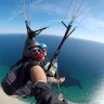 Parapendio sul mare a Bergeggi in Liguria