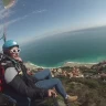 Parapendio sul mare a Bergeggi in Liguria