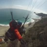 Parapendio sul mare a Bergeggi in Liguria