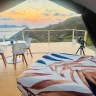 Soggiorno in Bubble Room Vista Mare a Ponza