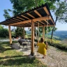 Tenda Glamping a Gualdo con vista sui Colli Marchigiani