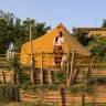 Tenda Glamping a Gualdo con vista sui Colli Marchigiani