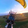 Volo in Parapendio a Motore nella campagna Romana