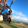 Volo in Parapendio a Motore nella campagna Romana