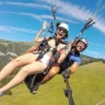 Volo in Parapendio sul Lago in Valle Imagna