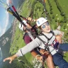 Volo in Parapendio sul Lago in Valle Imagna