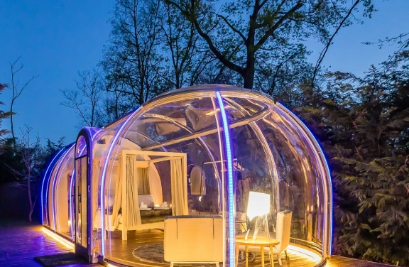 Bubble Suite Glamping: dormire sotto le stelle in Italia