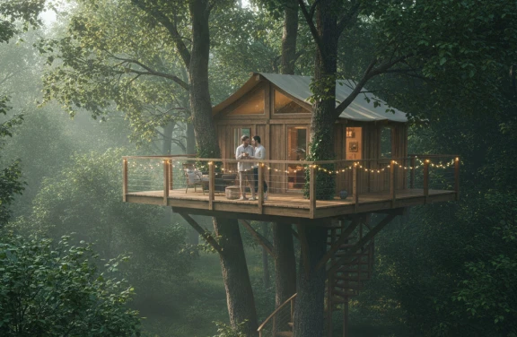 Dormire in una Casa sull'albero