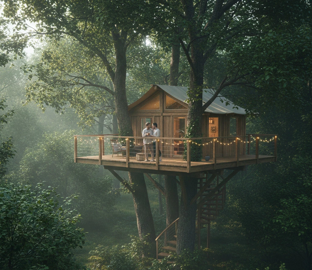 Dormire in una Casa sull'albero