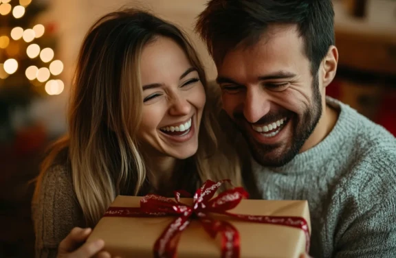 Set Regalo Coppia Per Anniversario Matrimonio - Calzini Personalizzati E Portachiavi In Sacchetto Di Velluto - Regalo Romantico Per Lui E Lei