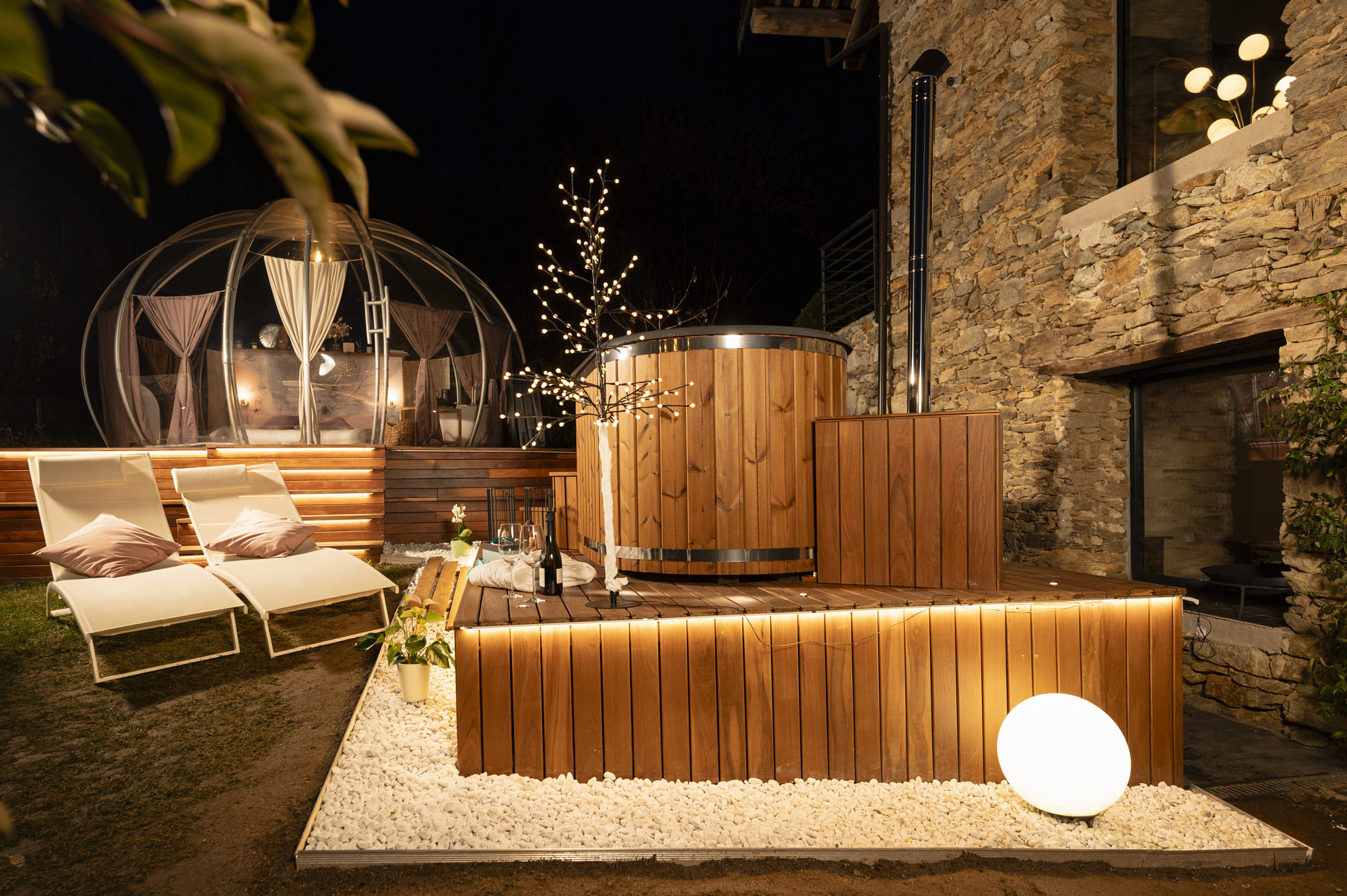 Soggiorno in Bubble Room vicino Cuneo