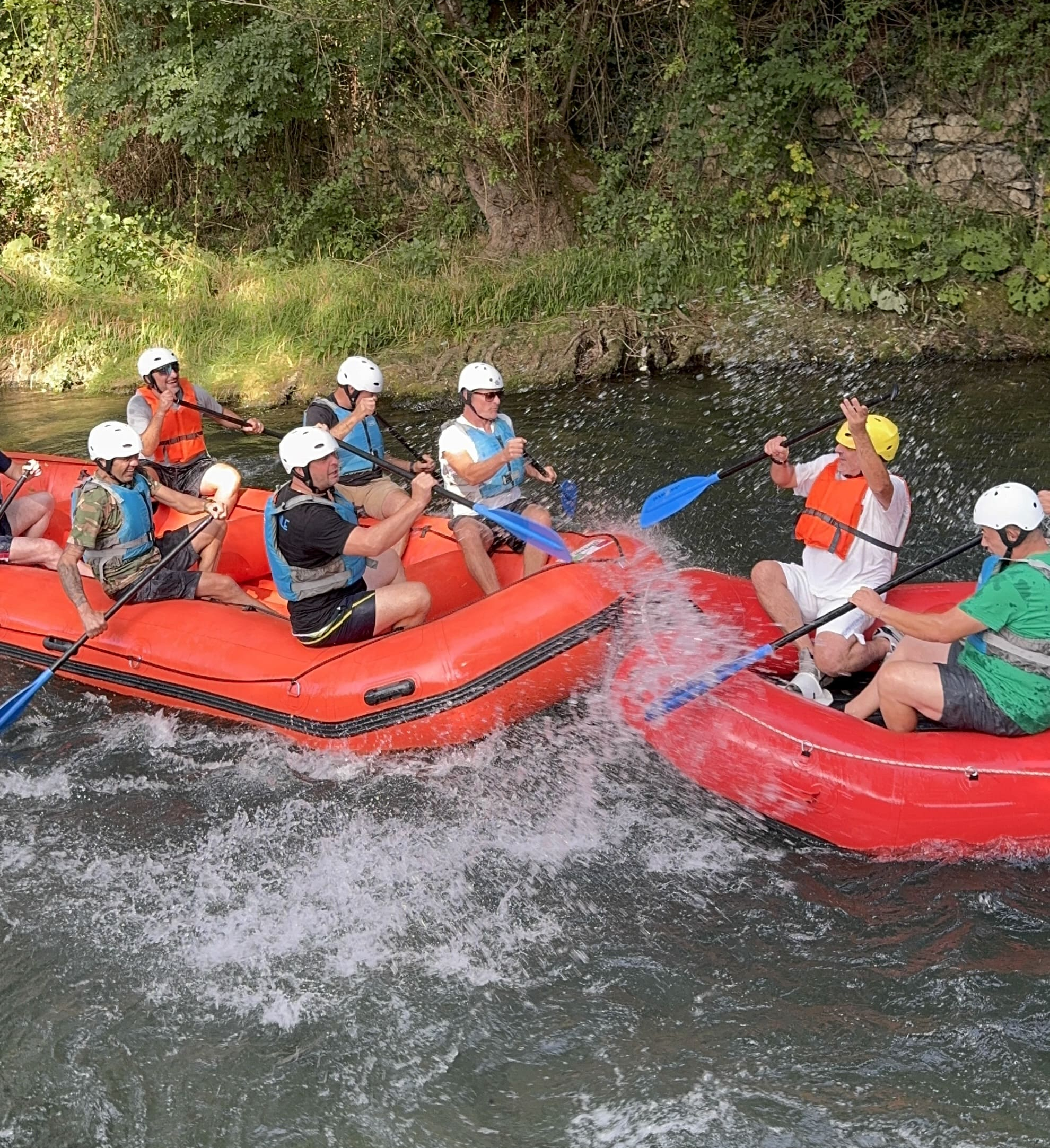 Soft Rafting a Subiaco sul fiume Aniene