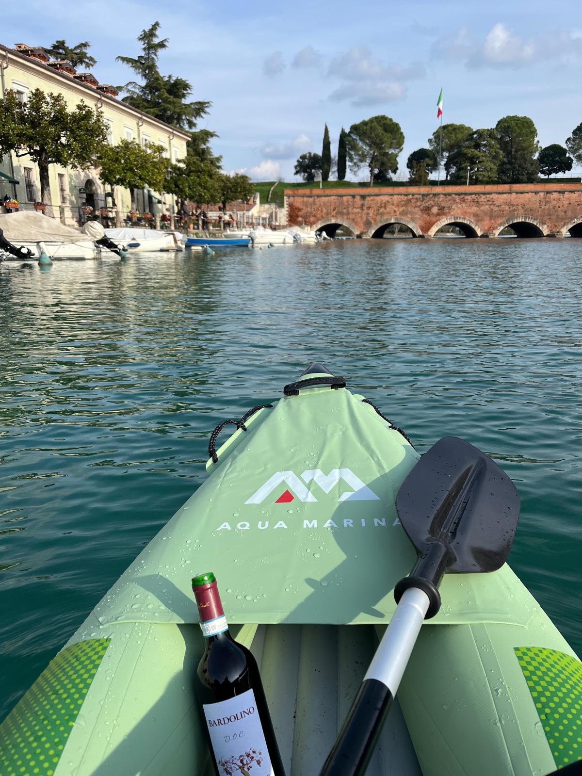 Tour privato di coppia in canoa sul Lago di Garda