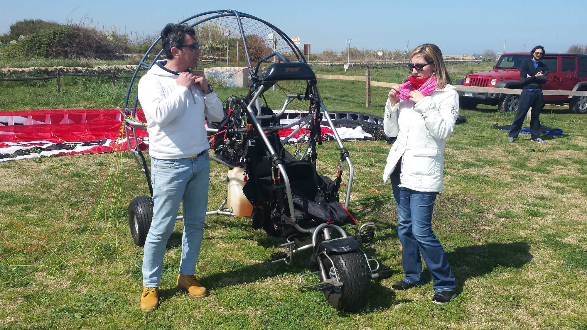 Volo in Paramotore a Molfetta in provincia di Bari