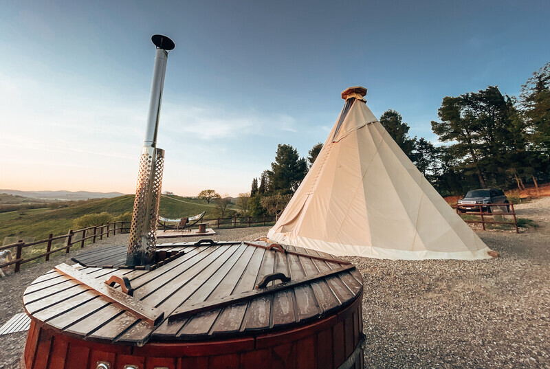 Dormire in un Tepee Indiano nella Maremma Toscana